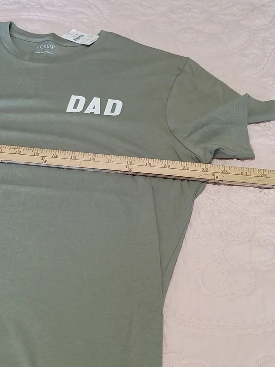 DAD Short-Sleeve Tee in Olive Green - Picture 3 of 4